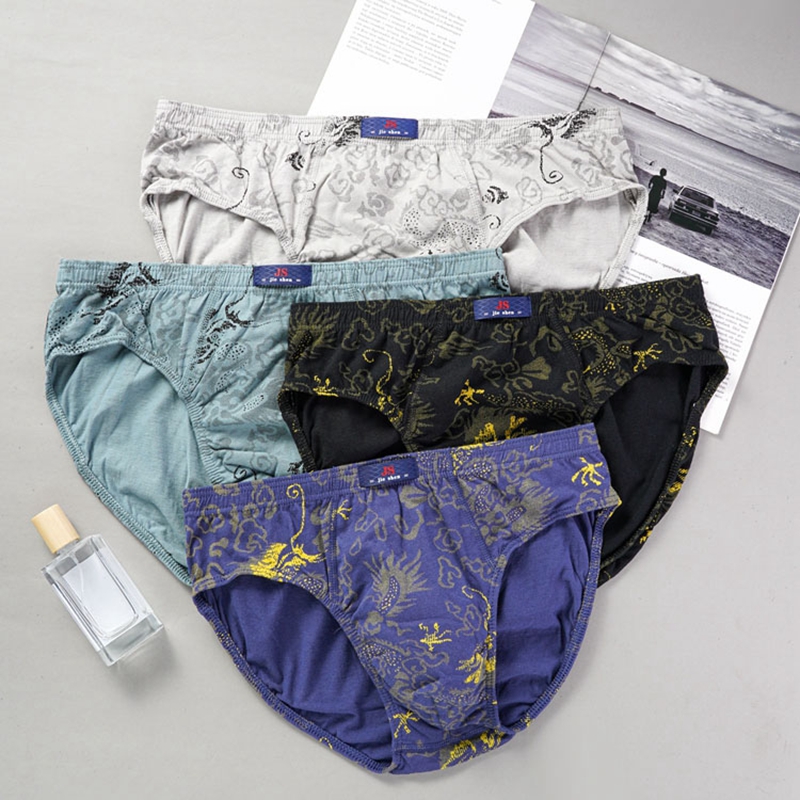 10 Pcs/Lot 100% Cotton Men's P - Boxer Brief Pack Cotton 评论和价格