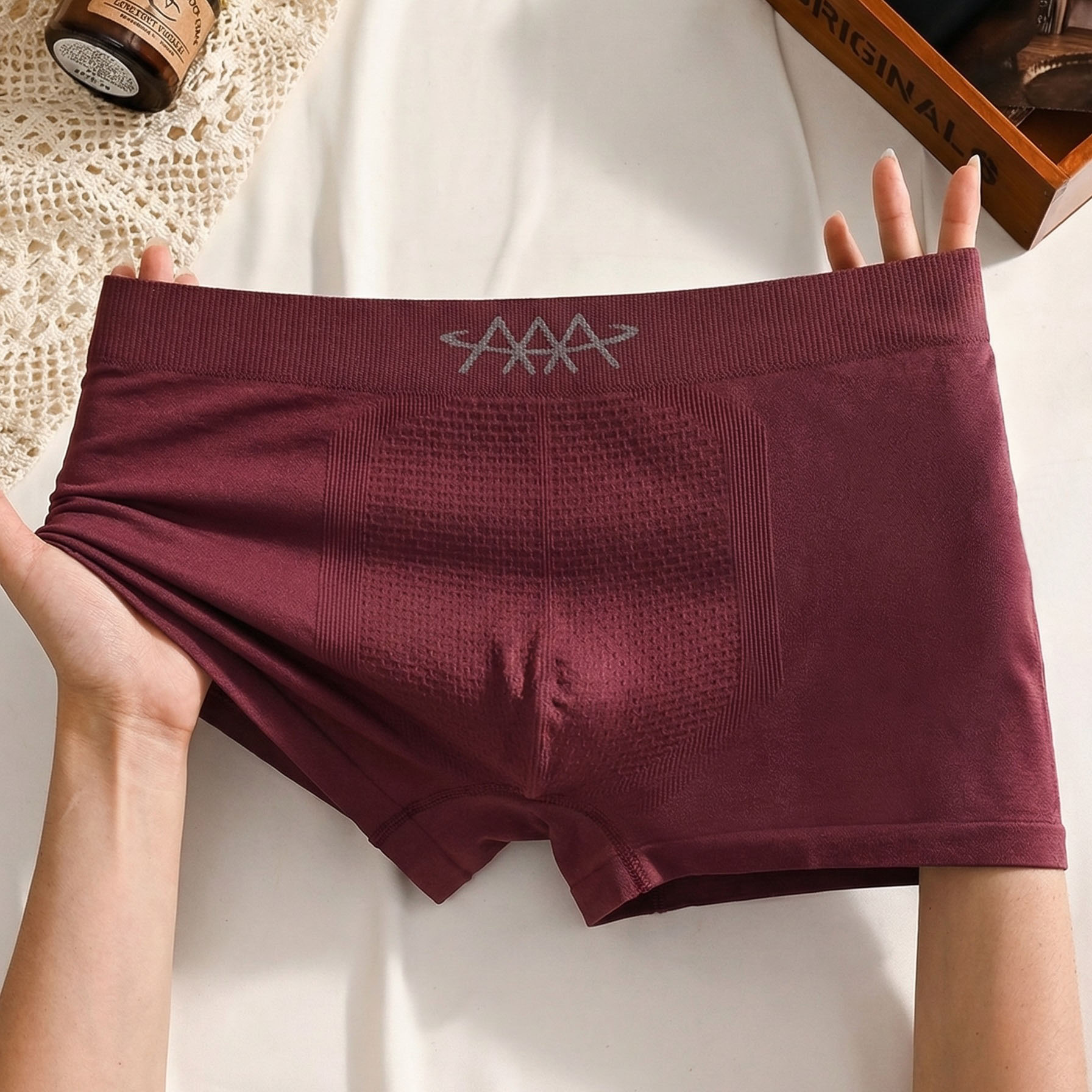1pcs Elastic Underwear Men's B - Boxer Shorts Modal 评论和价格
